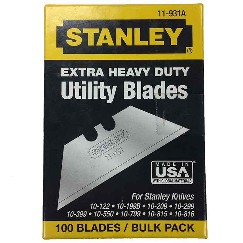 Box of Extra Heavy Duty Utility Blades - EECO